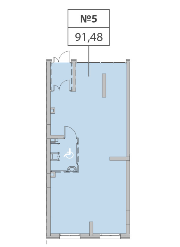 К. пом 91,5 м²