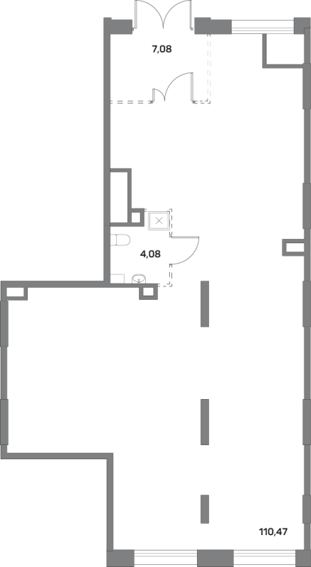 К. пом 121,6 м²
