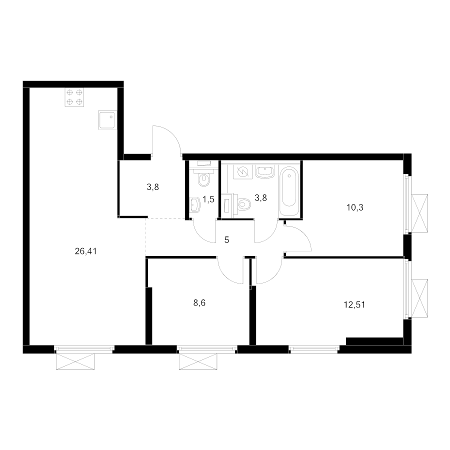 4 ккв (Евро)