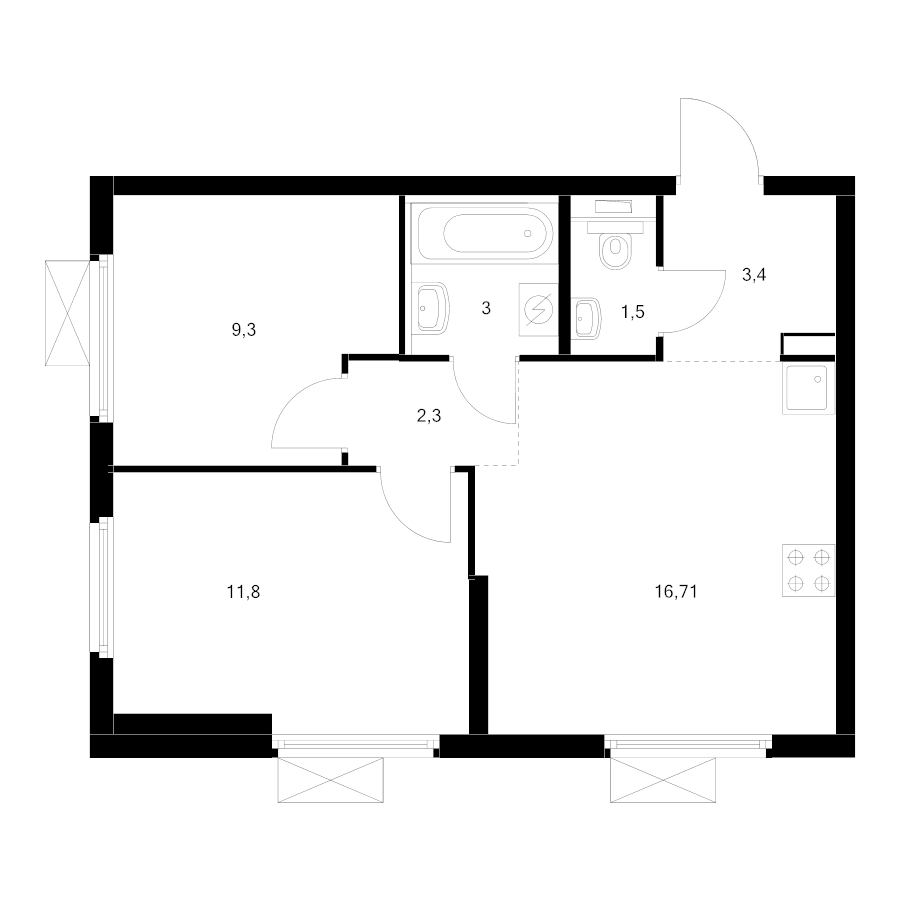 3 ккв (Евро)