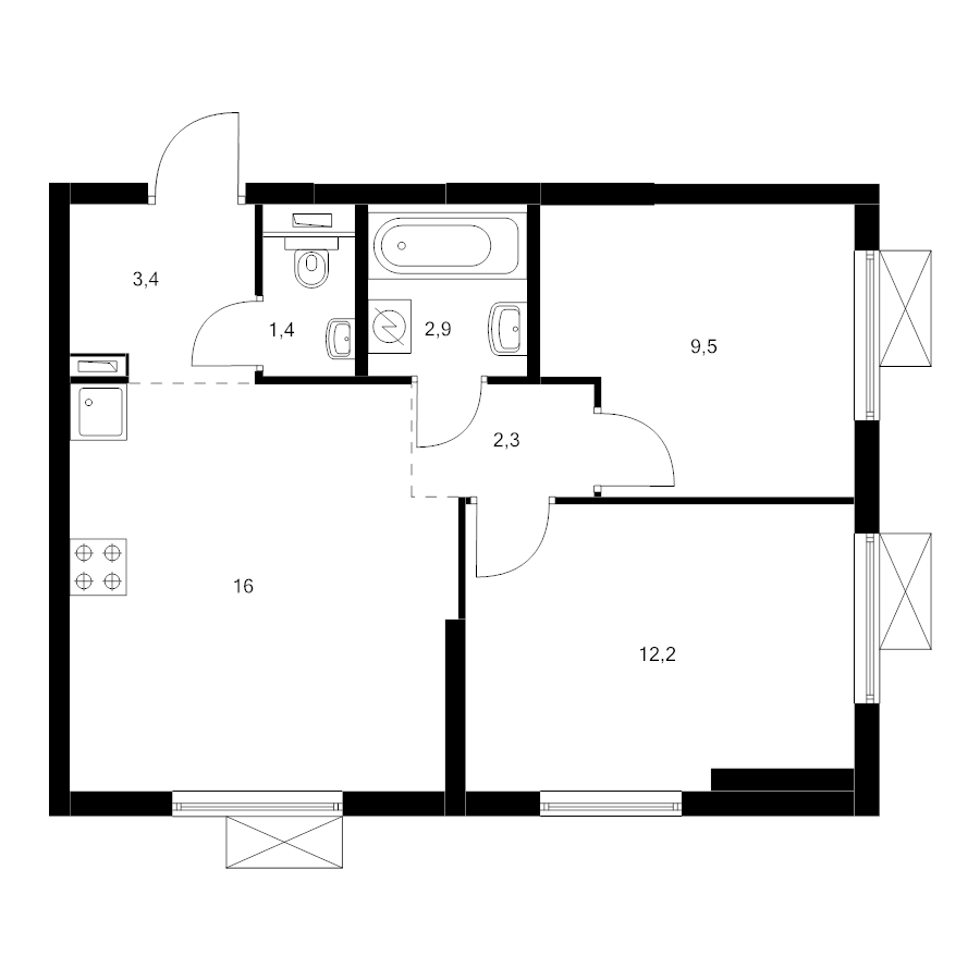 3 ккв (Евро)