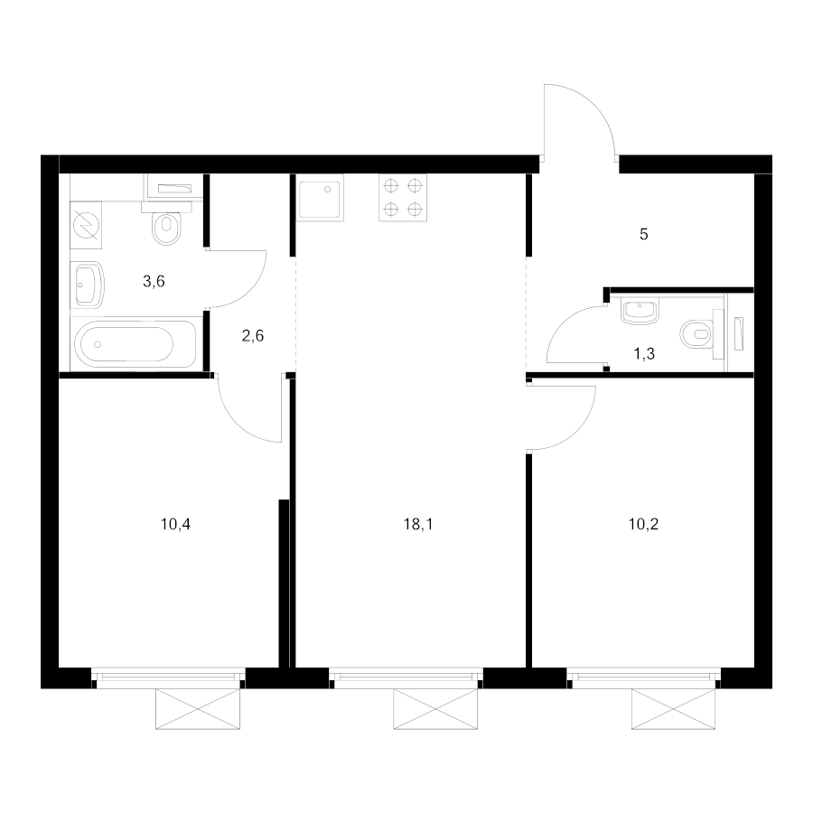 3 ккв (Евро)