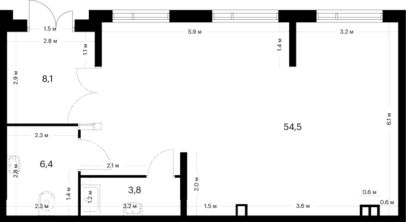 К. пом 72,8 м²