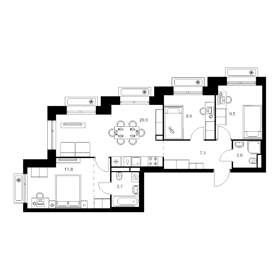 4 ккв (Евро)