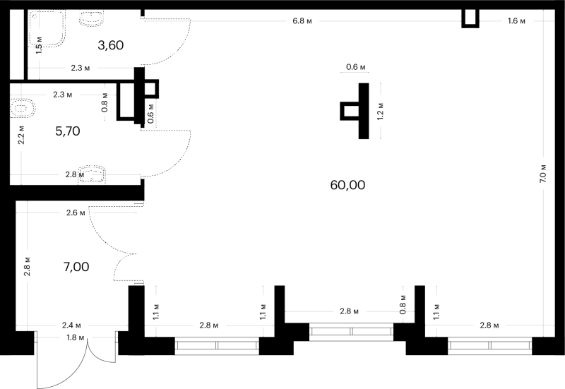 К. пом 76,3 м²