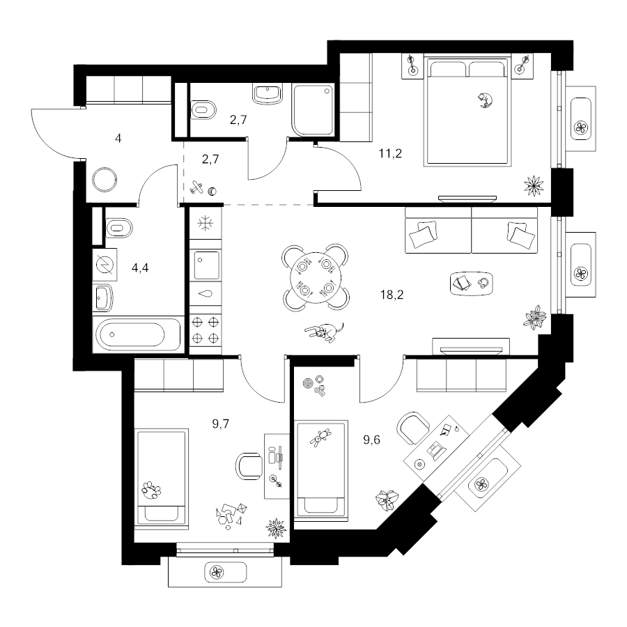 4 ккв (Евро)