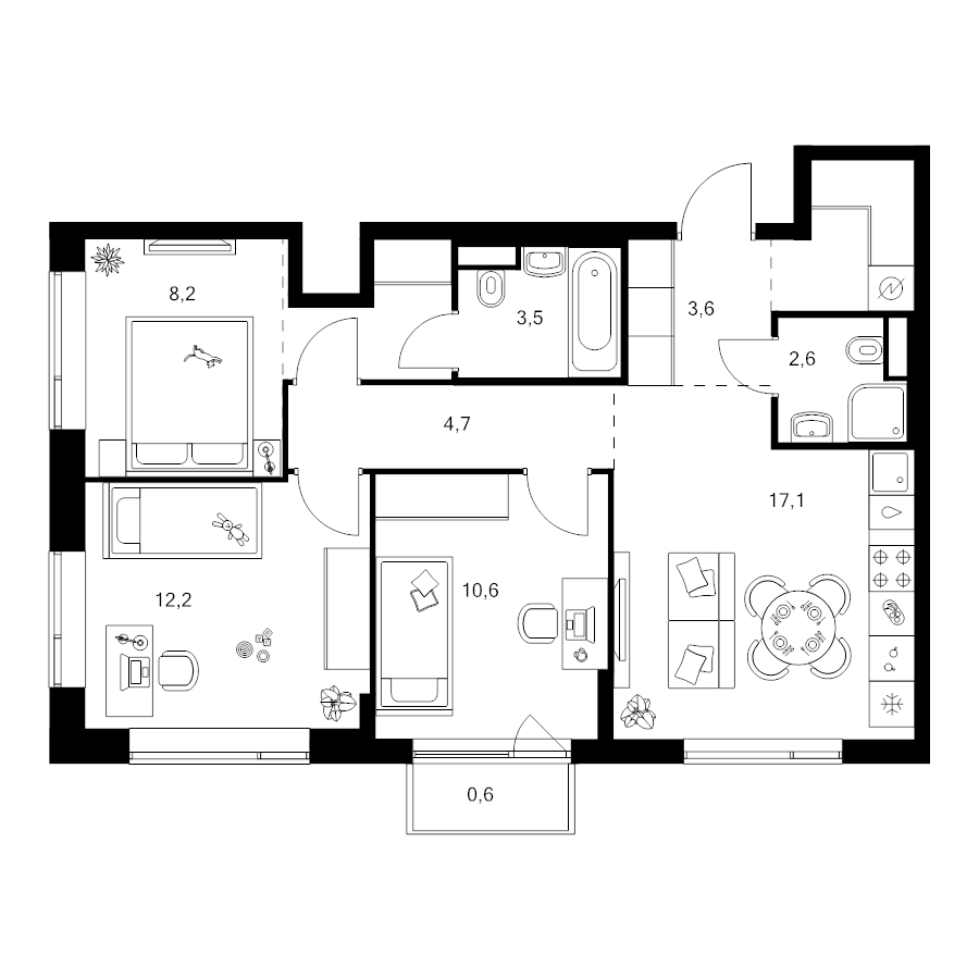 4 ккв (Евро)