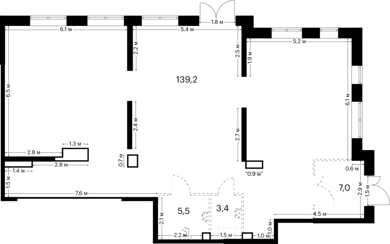 К. пом 155,1 м²