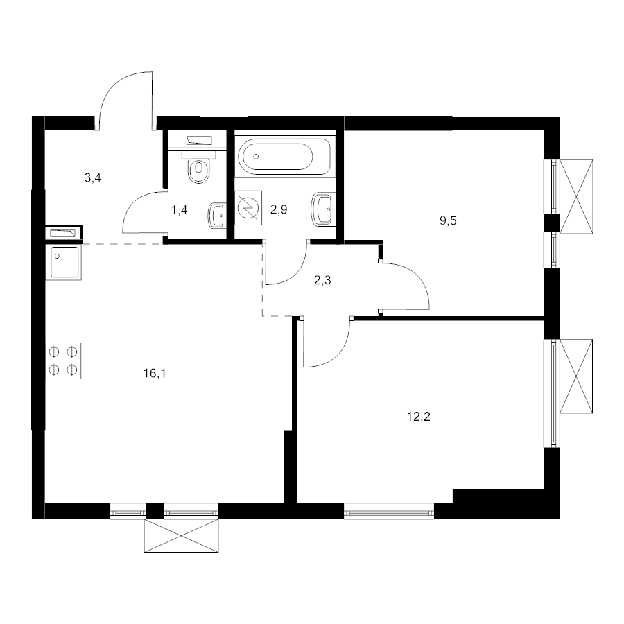 3 ккв (Евро)