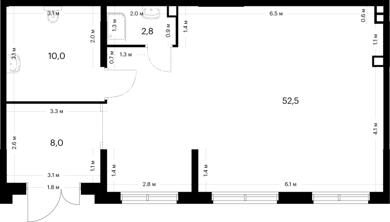 К. пом 73,3 м²