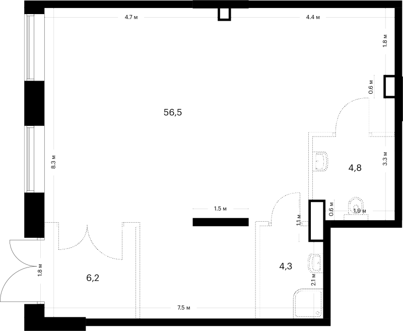 К. пом 71,8 м²