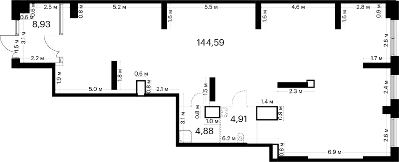 К. пом 163,3 м²