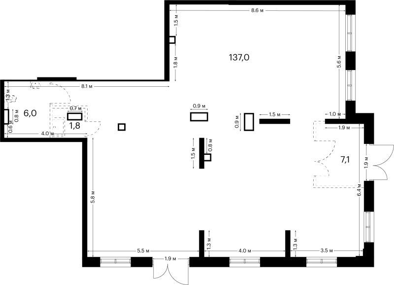К. пом 151,9 м²