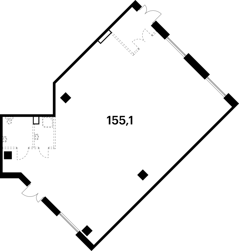 К. пом 155,1 м²