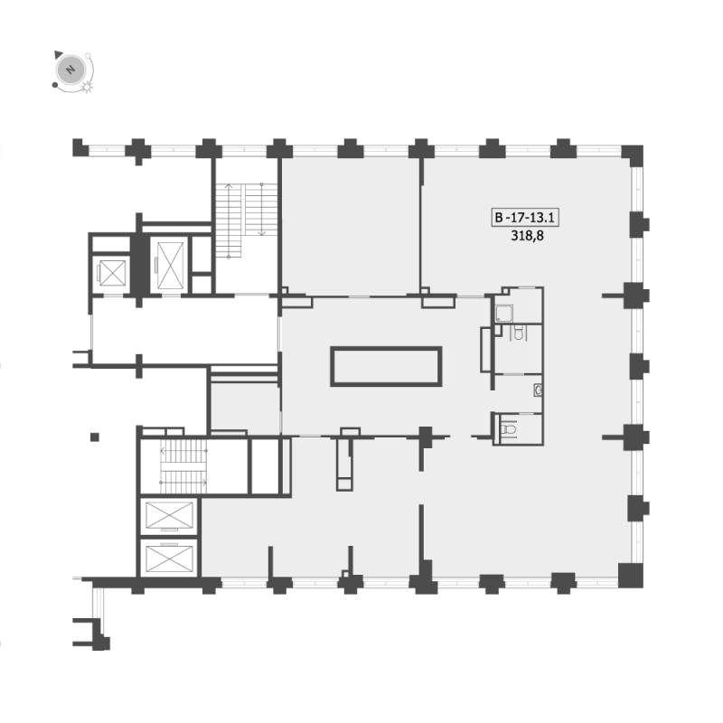 К. пом 318,8 м²