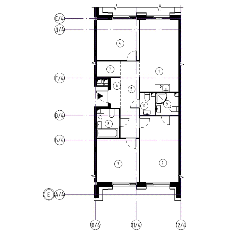 4 ккв (Евро) 81,4 м²