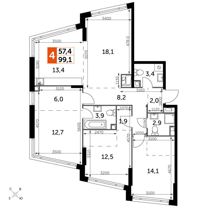 4 ккв (Евро)