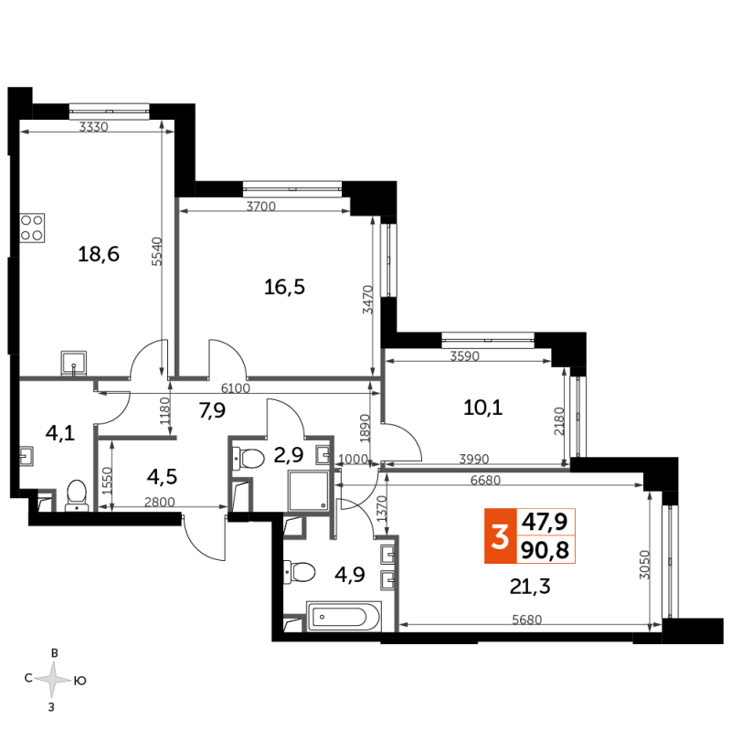 4 ккв (Евро)