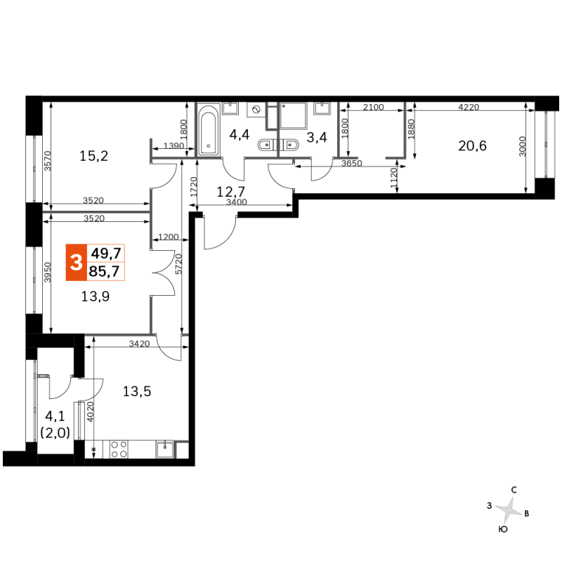 3 ккв