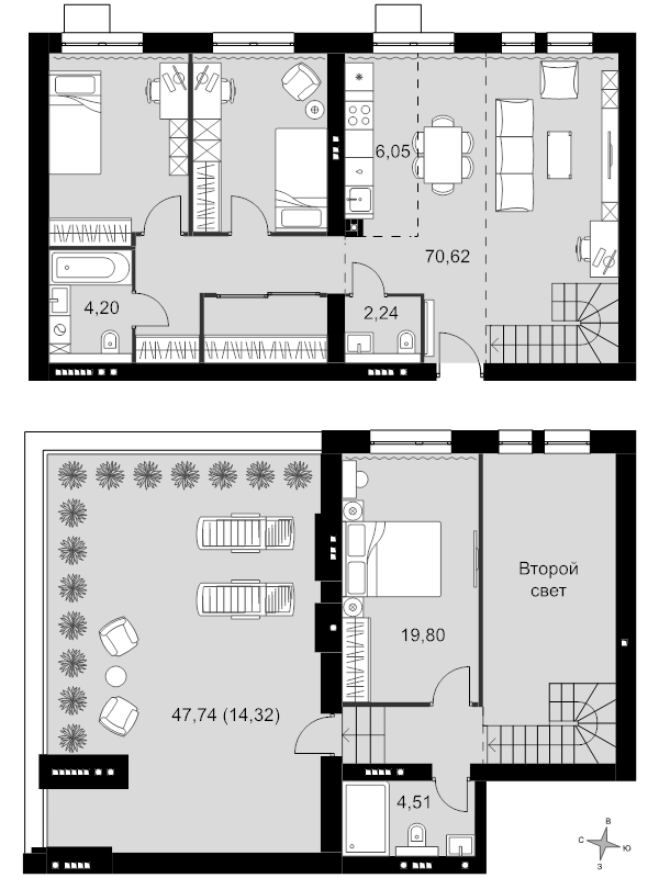 4 ккв (Евро) 115,7 м²