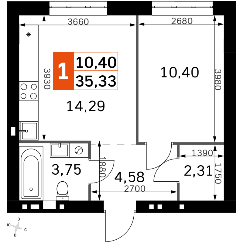 1 ккв