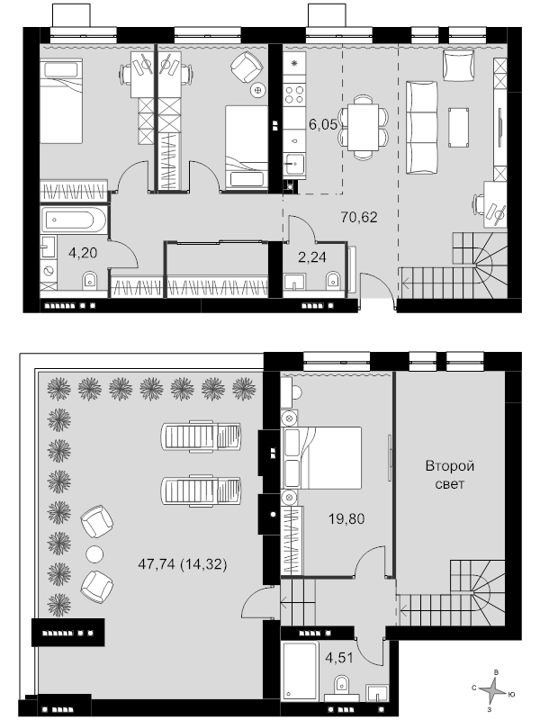 4 ккв (Евро) 115,7 м²