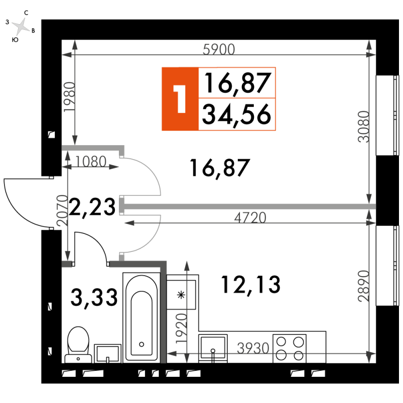 1 ккв