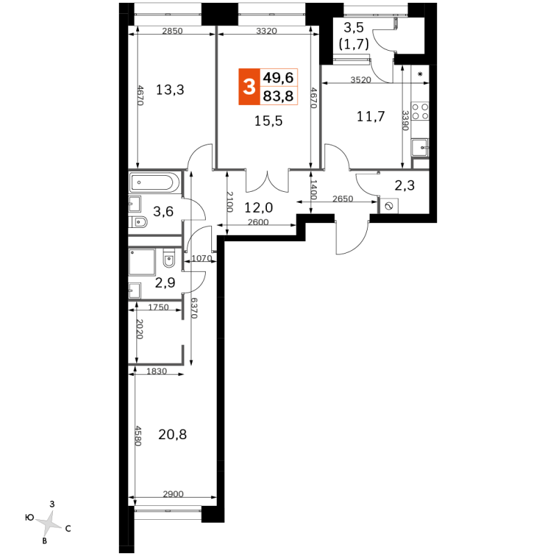3 ккв
