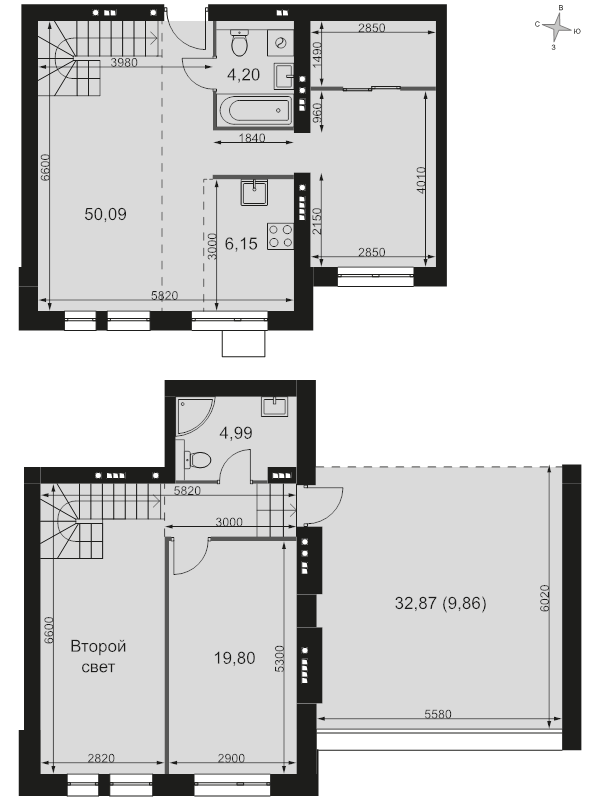 3 ккв (Евро) 88,9 м²