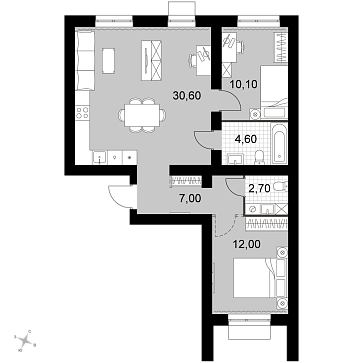 3 ккв (Евро) 67 м²
