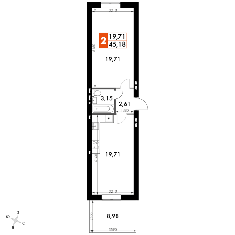 2 ккв (Евро)
