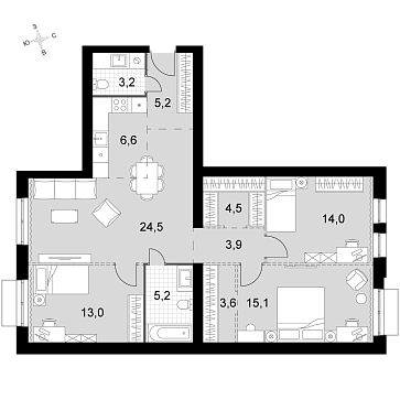 4 ккв (Евро)