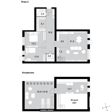 4 ккв (Евро) 125,5 м²