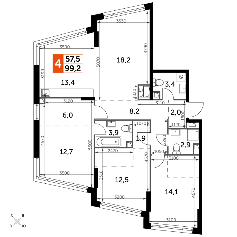 4 ккв (Евро)