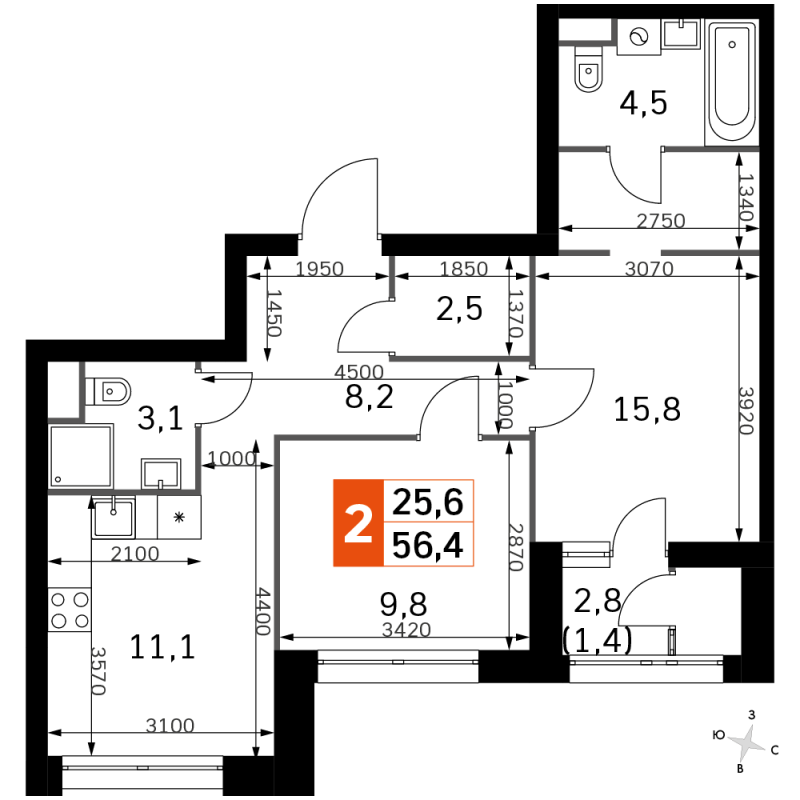 2 ккв