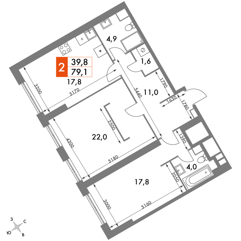 3 ккв (Евро)