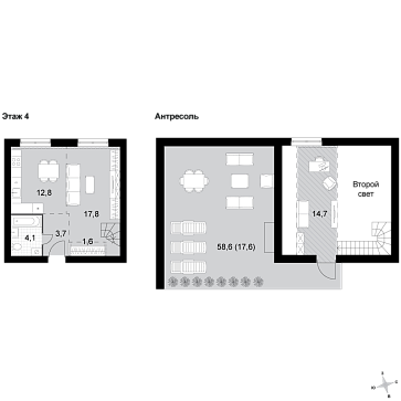 2 ккв (Евро) 72,3 м²