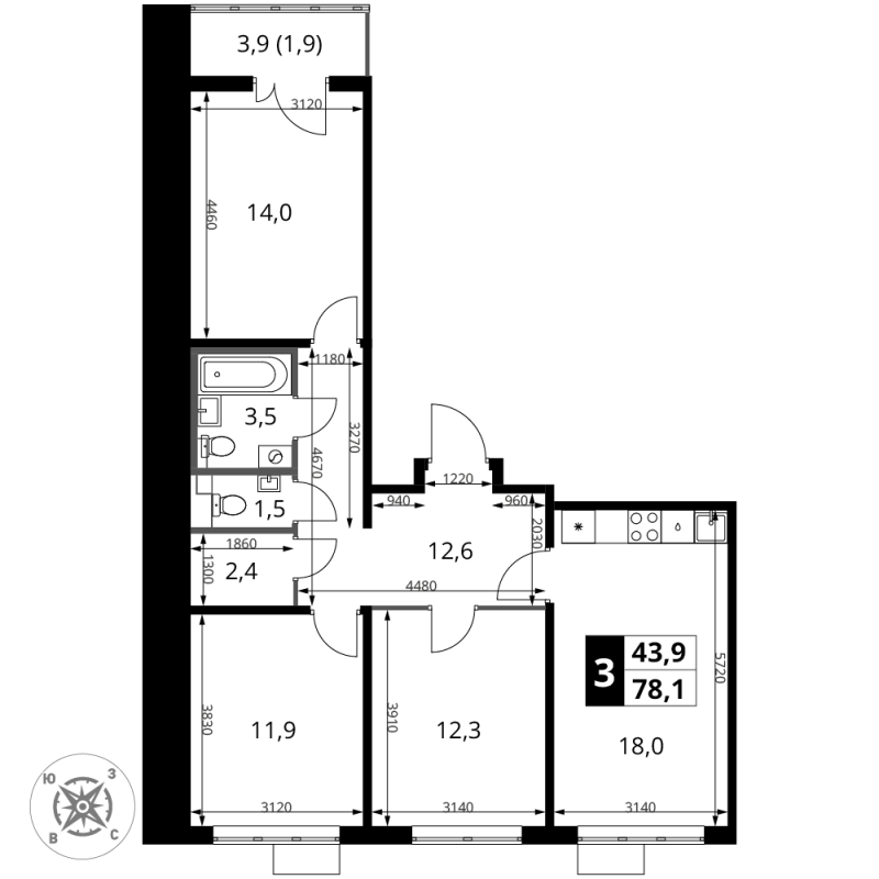 4 ккв (Евро)