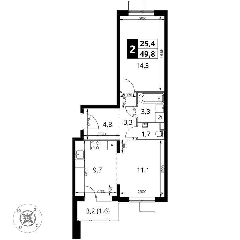 2 ккв (Евро)