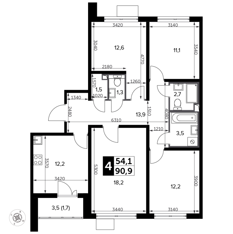 4 ккв