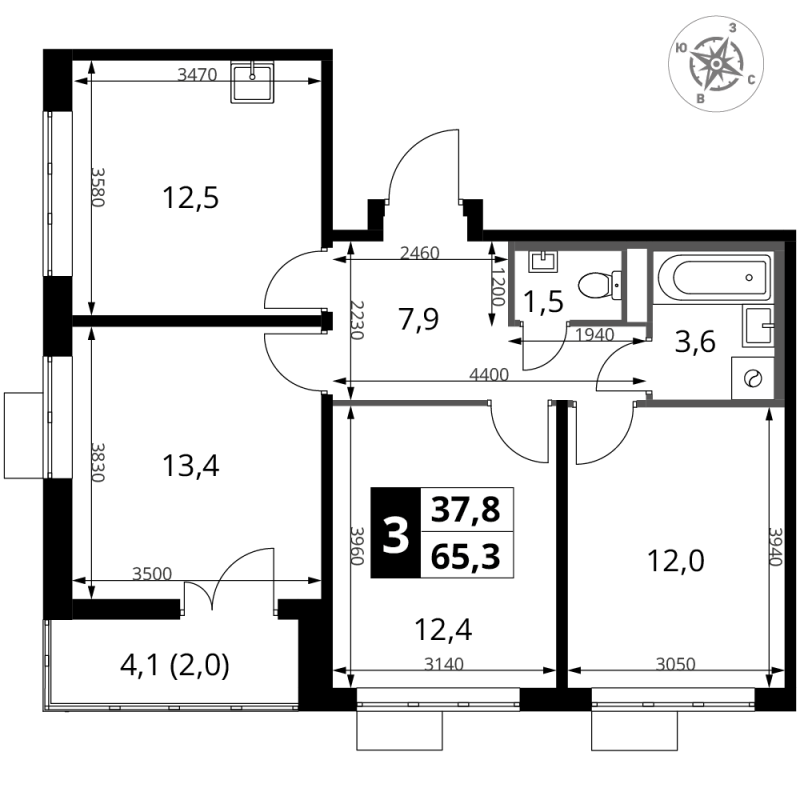 3 ккв