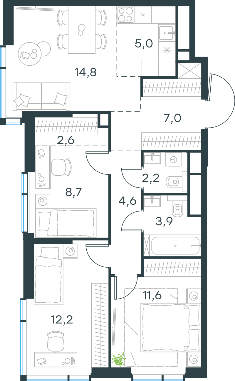 4 ккв (Евро)
