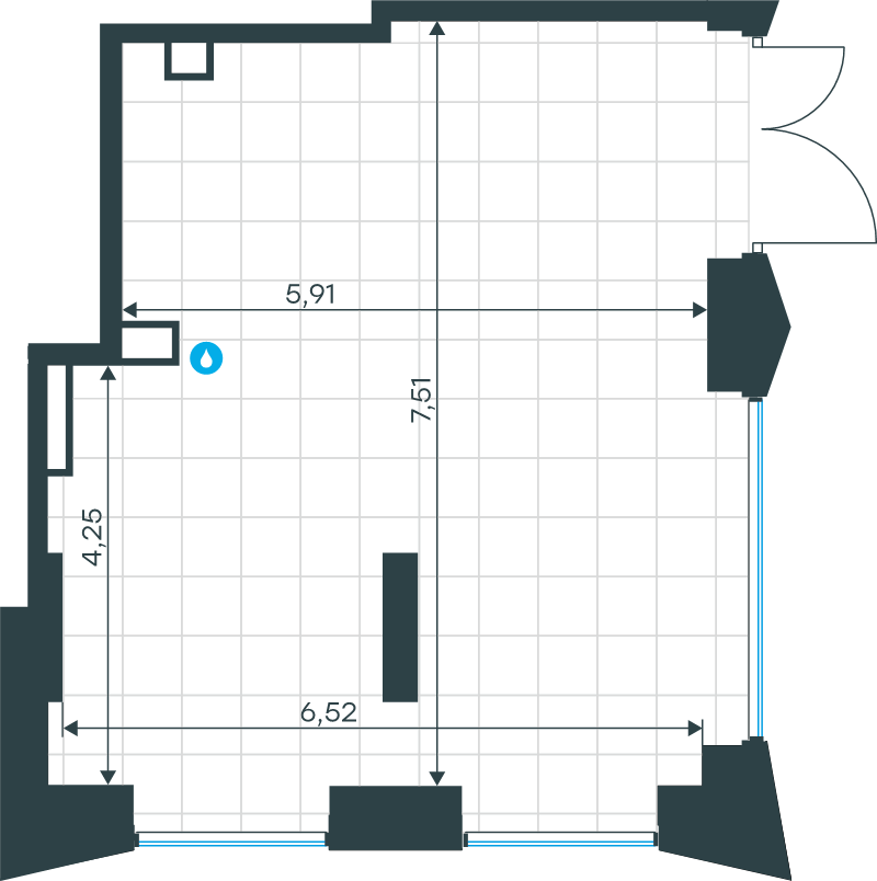 К. пом 49,7 м²
