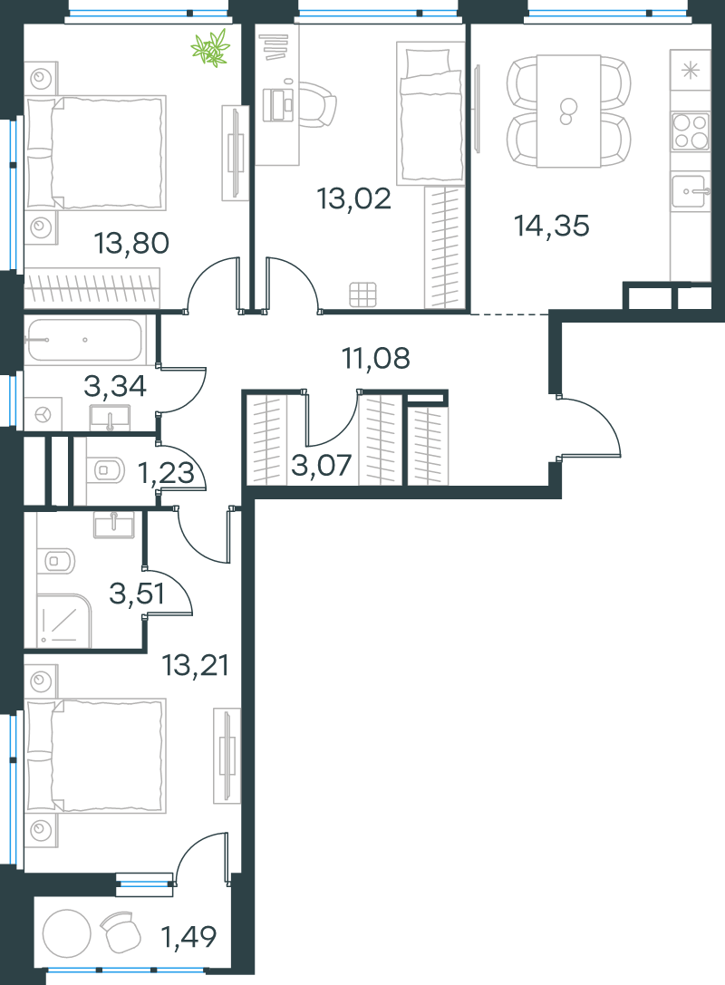 3 ккв