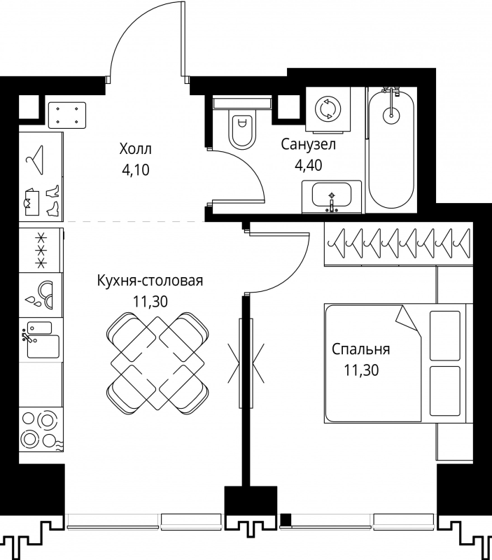 1 ккв