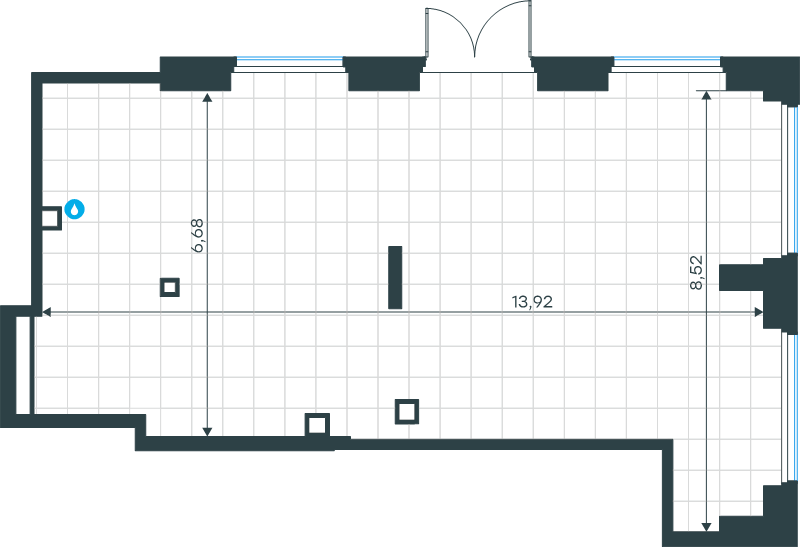 К. пом 98,5 м²