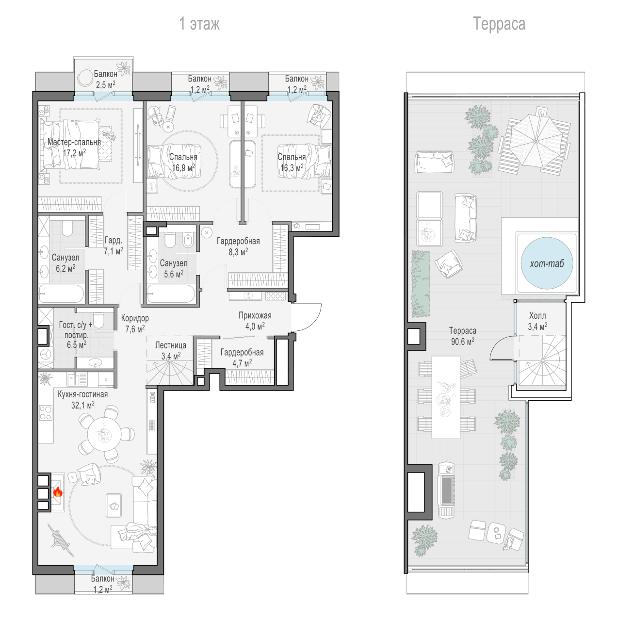 4 ккв (Евро) 138,1 м²