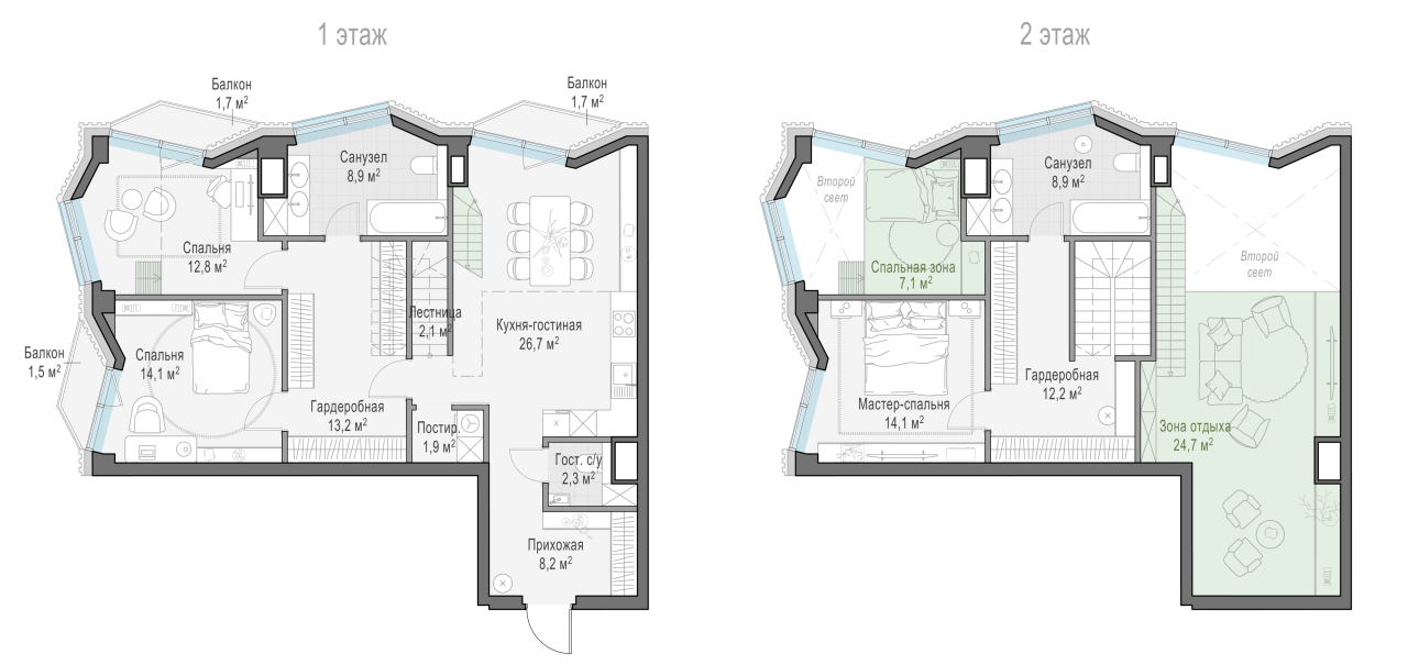 6 ккв (Евро) 125,1 м²