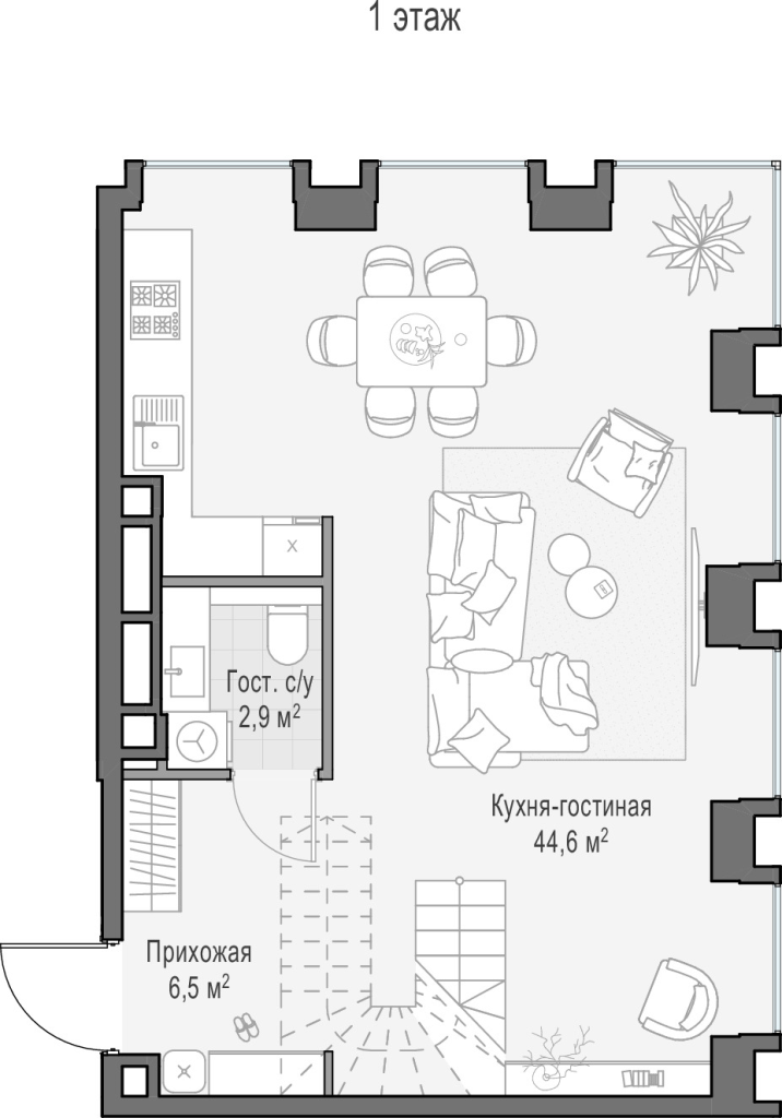 2 ккв (Евро) 108,2 м²