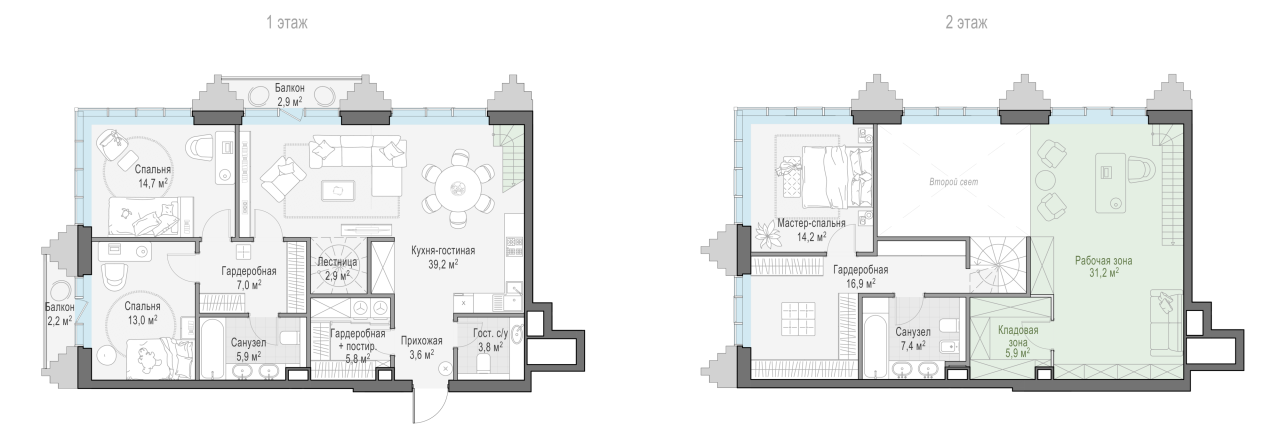 5 ккв (Евро) 136,4 м²